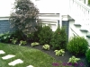 stone walkway white house
